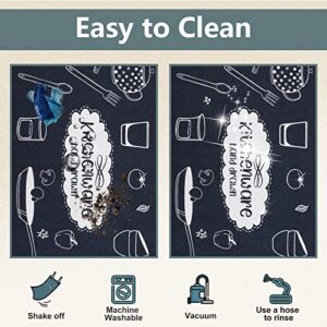 Carvapet 2 Piec Non-Slip Kitchen Rug TPR Non-Skid Backing Mat for Doorway Bathroom Runner Rug Set, he buyer opted out from receiving this message, for more details click here. Design (17"x48"+17"x24")