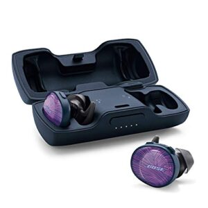 Bose SoundSport Free, True Wireless Earbuds, (Sweatproof Bluetooth Headphones for Workouts and Sports), Ultraviolet with Midnight Blue (Renewed)