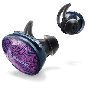 Bose SoundSport Free, True Wireless Earbuds, (Sweatproof Bluetooth Headphones for Workouts and Sports), Ultraviolet with Midnight Blue (Renewed)