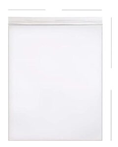 am-ink 50-pcs 20x24 poly self sealing storage reclosable resealable clear plastic bags 2 mil