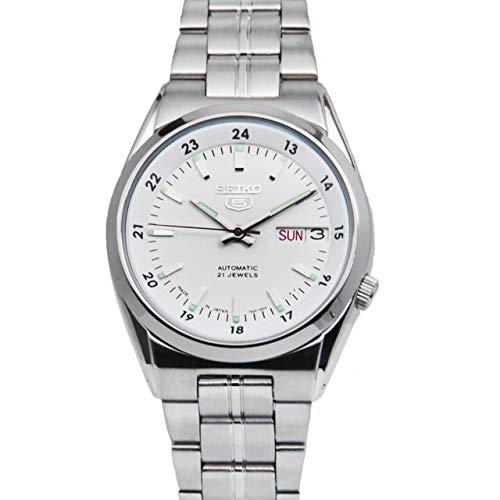 Seiko 5 SNK559J1 Stainless Steel Automatic Analog Mens Watch 100M WR SNK559 New