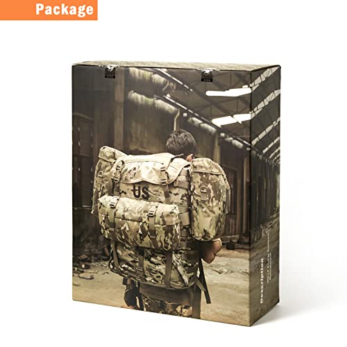 MT Military MOLLE 2 Large Rucksack with Frame, Army Tactical Backpack, Multicam
