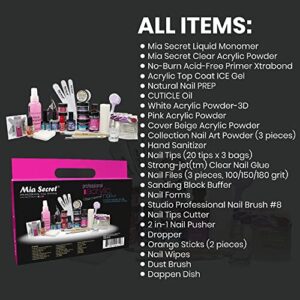 Mia Secret Professional Acrylic Nail Kit/Set For Beginner - Nail kit with everything - Kit de uñas acrilicas completo mia secret - Kit para uñas de acrilico completo