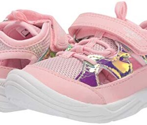 OshKosh B'Gosh Girls Selene Bump Toe Sandal, Light Pink, 5 Toddler