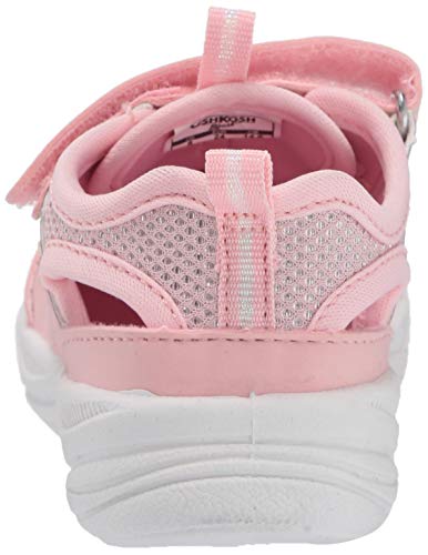 OshKosh B'Gosh Girls Selene Bump Toe Sandal, Light Pink, 5 Toddler