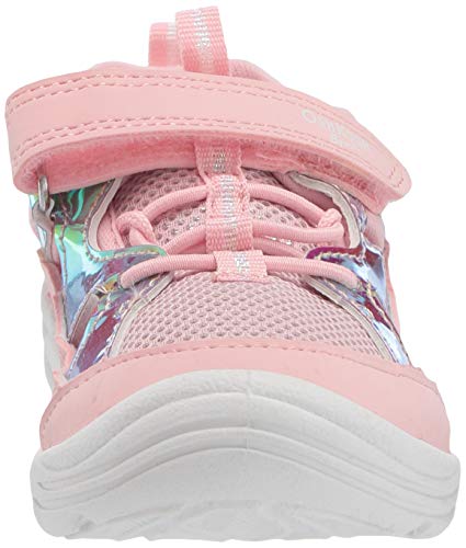 OshKosh B'Gosh Girls Selene Bump Toe Sandal, Light Pink, 5 Toddler