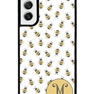 Honey Bumble Bee Personalized Black Rubber Phone Case Compatible With Samsung Galaxy S23 S23+ Ultra S22 S22+ S21 S21FE S21+ S20FE S20+ S20 Note 20 S10 S10+ S10e