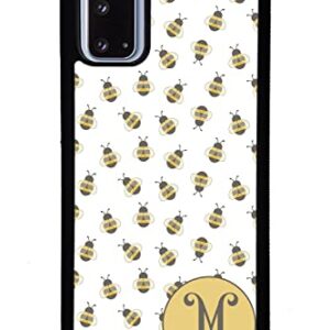 Honey Bumble Bee Personalized Black Rubber Phone Case Compatible With Samsung Galaxy S23 S23+ Ultra S22 S22+ S21 S21FE S21+ S20FE S20+ S20 Note 20 S10 S10+ S10e