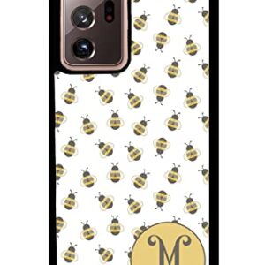 Honey Bumble Bee Personalized Black Rubber Phone Case Compatible With Samsung Galaxy S23 S23+ Ultra S22 S22+ S21 S21FE S21+ S20FE S20+ S20 Note 20 S10 S10+ S10e