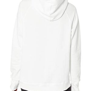 Champion womens Powerblend Fleece Hoodie, Script Logo Hooded Sweatshirt, White-y08113, X-Small US