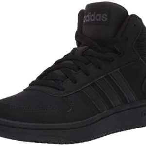 adidas Men's Hoops 2.0 MID Sneaker, core Black/core Black/Grey Six, 9.5 M US