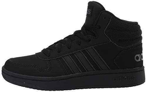 adidas Men's Hoops 2.0 MID Sneaker, core Black/core Black/Grey Six, 9.5 M US