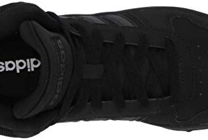 adidas Men's Hoops 2.0 MID Sneaker, core Black/core Black/Grey Six, 9.5 M US