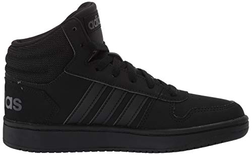 adidas Men's Hoops 2.0 MID Sneaker, core Black/core Black/Grey Six, 9.5 M US