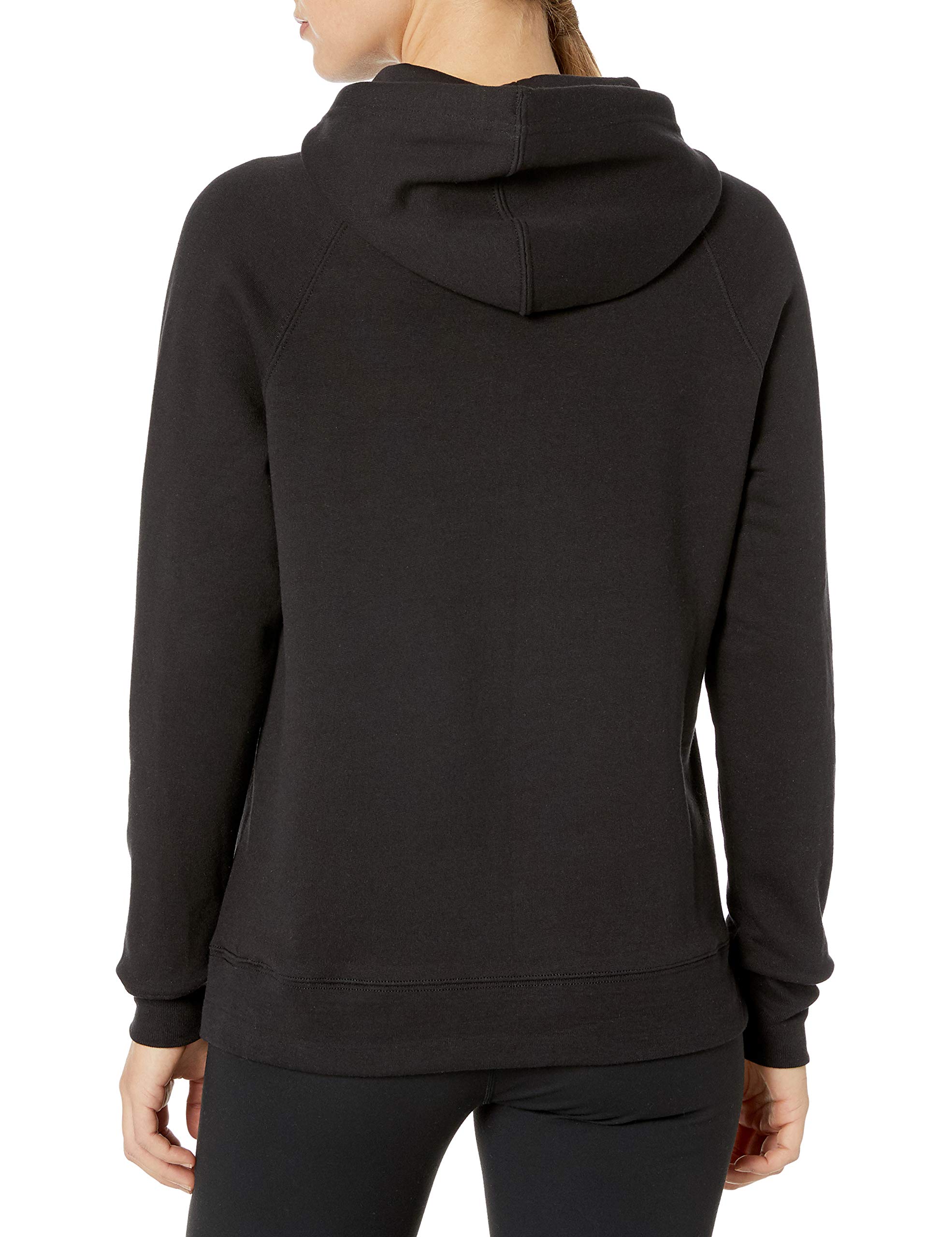 Champion womens Classic Script Logo, Powerblend Fleece Hoodie Hooded Sweatshirt, Black-y08113, Medium US