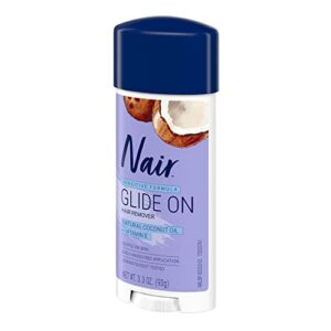 Nair Hair Remover Sensitive Formula Glide On Depilatory Cream 3.3 oz