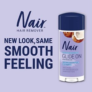 Nair Hair Remover Sensitive Formula Glide On Depilatory Cream 3.3 oz