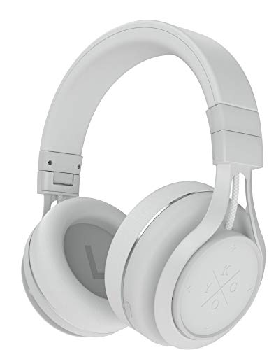 Kygo Life A9/600 | Over-Ear Bluetooth Headphones, aptX® and AAC® Codecs, Built-in Microphone, NFC Pairing, Memory Foam Ear Cushions, 23 Hours Playback, Kygo Sound App, Pro Line (White)