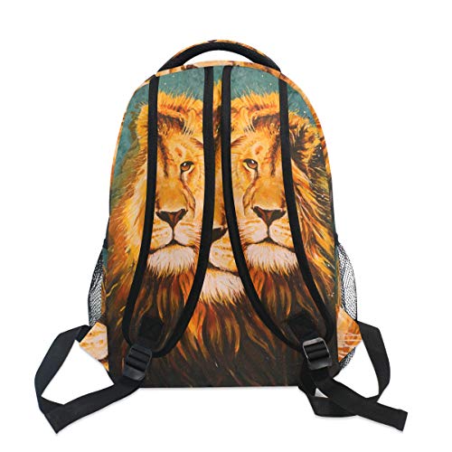 senya School Backpack Lion Of Judah Bookbag for Boys Girls Travel Bag One Size