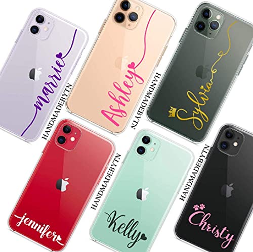 Name Clear Samsung galaxy S22+ S21 Plus S21 Ultra S23 ultra iPhone 15 Pro max iPhone 14 Plus 13 pro iphone 12 11 mini | Gifts for her Mother Women Daughter Friends