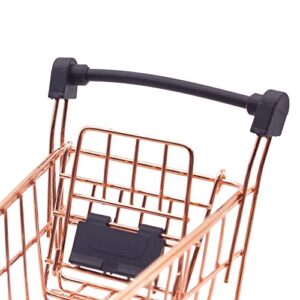 Shindel Mini Brands Shopping Cart Toy, 2PCS Shopping Day Grocery Cart Mini Supermarket Handcart Toy Shopping Carts