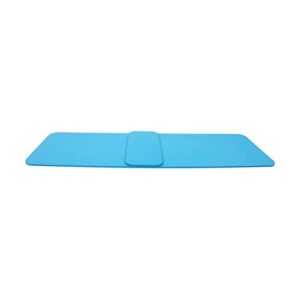 BalanceFrom GoYoga+ All-Purpose 1/2-Inch Extra Thick High Density Anti-Tear Exercise Yoga Mat and Knee Pad with Carrying Strap (Blue)