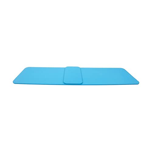 BalanceFrom GoYoga+ All-Purpose 1/2-Inch Extra Thick High Density Anti-Tear Exercise Yoga Mat and Knee Pad with Carrying Strap (Blue)