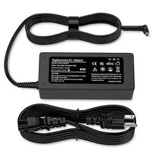 65w 45w ac adapter laptop charger compatible for hp envy pavilion stream x360 13 15 17 15-1039wm 15-1033wm 15-w117cl 15-w237cl 15m-cn0011dx 15m-bp111dx 15m-bq121d laptop notebook pc power supply cord