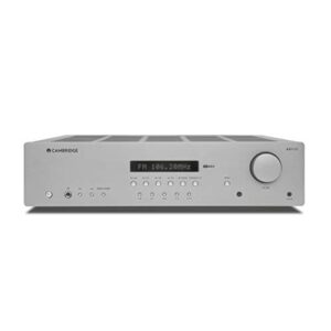 cambridge audio axr100 100-watt stereo receiver with bluetooth | built-in phono stage, 3.5mm input, am/fm with rds