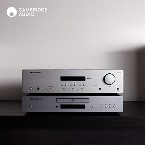 Cambridge Audio AXR100 100-Watt Stereo Receiver with Bluetooth | Built-in Phono Stage, 3.5mm Input, AM/FM with RDS