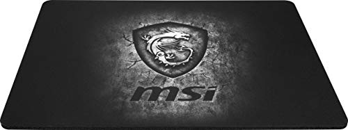 MSI Agility GD20 Premium Gaming Mouse Pad, Standard Medium Size,Ultra Smooth Micro-Tex Textile Surface,Anti-Slip Natural Rubber Base,Extra Thick,Perfect for Laser and Optical Mice,12.5” X 8.7” X 0.2”