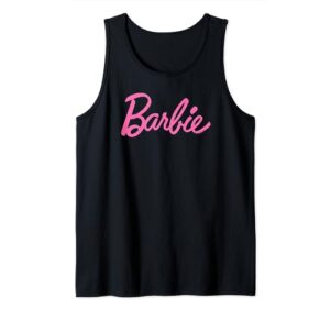 barbie - classic barbie logo tank top
