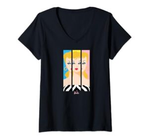 barbie 60th anniversary classic v-neck t-shirt