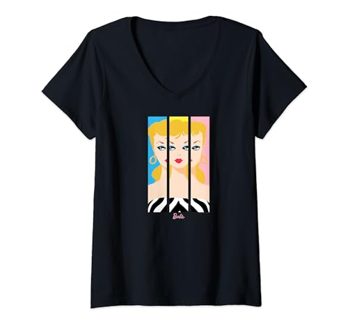 Barbie 60th Anniversary Classic V-Neck T-Shirt