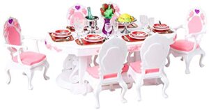 irra bay dollhouse furniture (deluxe dining room set)