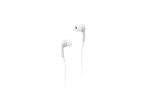 Lenovo 100 in-Ear Headphone, Wired, Microphone, Noise Isolating, 3 Ear Cup Sizes, Windows, Mac, Android, GXD0S50938, White