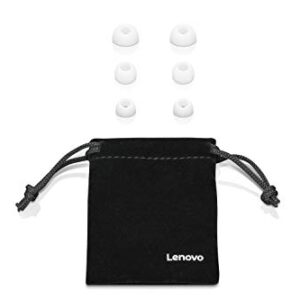 Lenovo 100 in-Ear Headphone, Wired, Microphone, Noise Isolating, 3 Ear Cup Sizes, Windows, Mac, Android, GXD0S50938, White