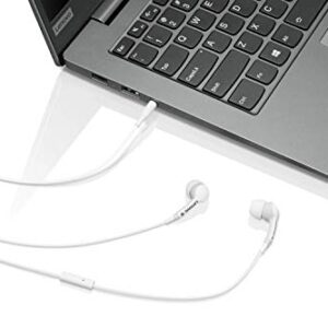 Lenovo 100 in-Ear Headphone, Wired, Microphone, Noise Isolating, 3 Ear Cup Sizes, Windows, Mac, Android, GXD0S50938, White