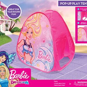 Barbie Dreamland Pop Up Play Tent – Pink Indoor Playhouse for Kids | Gift for Girls – Sunny Days Entertainment