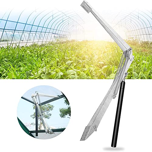 Greenhouse Louvers Solar Powered Actuator Window Opener Automatic Greenhouse Vent Opener with Solar Power Sensor and Controller Heat Sensitive Automatic Greenhouse Roof for Greenhouse Planting