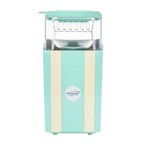 Brentwood PC-488BL Classic Striped 8-Cup Hot Air Popcorn Maker, Blue