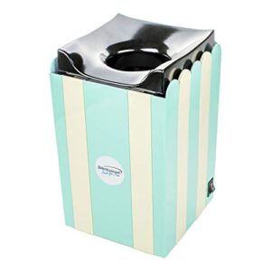 Brentwood PC-488BL Classic Striped 8-Cup Hot Air Popcorn Maker, Blue