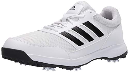 adidas mens Tech Response 2.0 Golf Shoe, Ftwr White/Core Black/Ftwr White, 9.5 Wide US