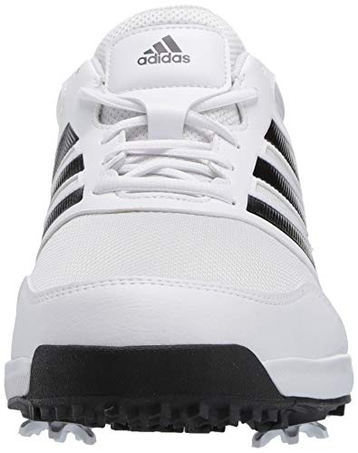 adidas mens Tech Response 2.0 Golf Shoe, Ftwr White/Core Black/Ftwr White, 9.5 Wide US