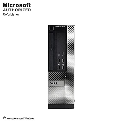 Dell Desktop Computer Package Compatible with Dell Optiplex 7010 Intel Quad Core i5 3.2GHz, 8GB Ram, 500GB HDD, 19-inch LCD, DVD, WiFi, Keyboard, Mouse, Windows 10 Pro (Renewed)