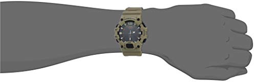 Casio Men's 10 Year Battery Quartz Resin Strap Sport Watch, Featuring 1/100 Second Stopwatch, 24 Hour Countdown Timer And Multiple Alarms (Model: HDC-700-3A3VCF)