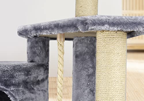 TINWEIUS 01A Cat Tree Scratching Toy Activity Centre Cat Tower Furniture Scratching Post