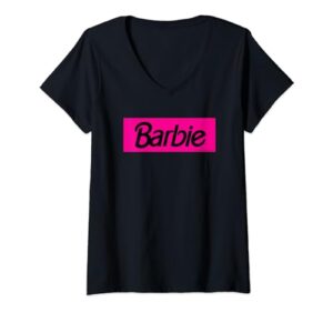 barbie dreamhouse adventures barbie portrait v-neck t-shirt