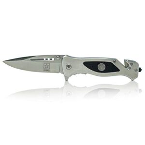 army folding elite tactical knife - spring assisted us army combat rescue knife-great gift for the veteran in your life