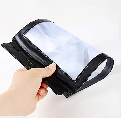 3X Full Page Magnifier A4 Large Sheet Reading Magnifying Glass Portable Reading Aid Lens for Reading Books & Newspapers & Low Vision Aids